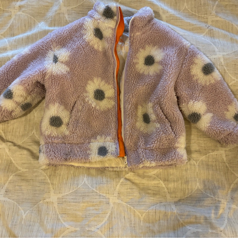 Zara Kids Purple Floral Jacket
